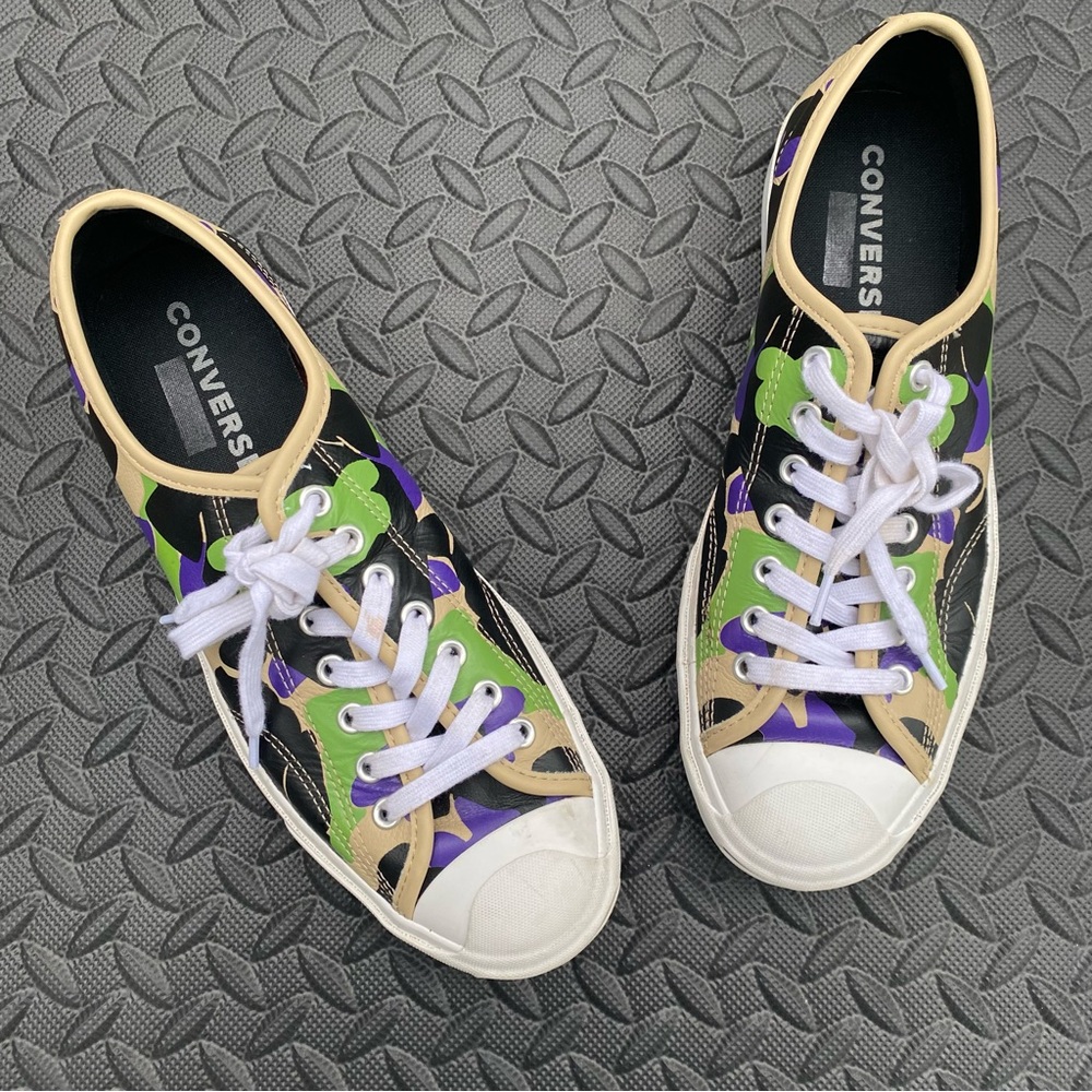 Converse Jack Purcell Camo Purple Shoes